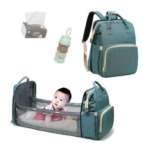 Generic Le sac 2 en 1 : sac à langer avec lit bébé intégré à prix