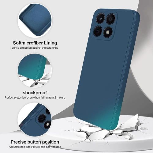 product_image_name-Case-Couqe silicone blue pour  Honor X7C-2