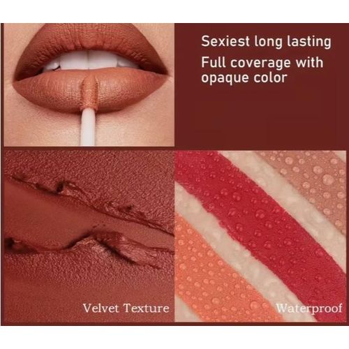 product_image_name-HANDAIYAN-Rouge à Lèvres – 6 Couleurs – Résistant à l’Eau, Longue Durée, Teintes Nude & Prune-6