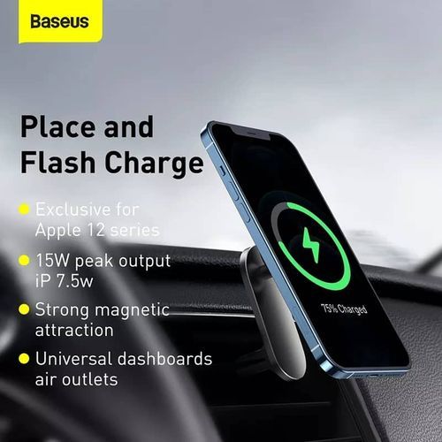 Baseus Support de téléphone magnétique pour voiture Magsafe, pour iPhone 14  13 12 Pro / Max à prix pas cher