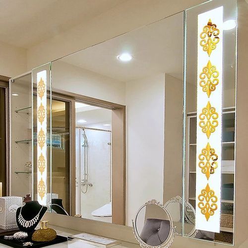 5 Pièces Carreaux Miroir Autocollants, Carreaux Muraux Miroir