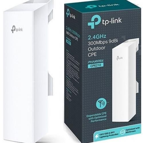 product_image_name-TP-Link-CPE WiFi Extérieure 2.4 Ghz 300mbps 9dbi Outdoor CPE Pharos CPE210, Station (antenne intégrée)-1