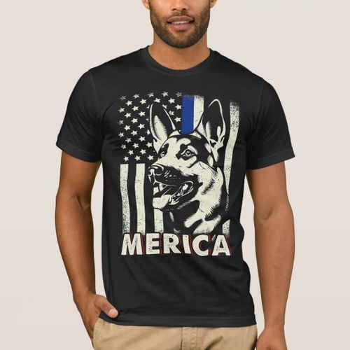 Generic T shirt Hommes 4 juillet Berger Allemand Chien Merica Ame a prix pas cher Jumia Maroc