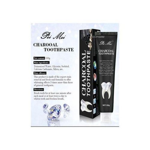 product_image_name-Charcoal Toothpaste- Dentifrice au charbon - blanchiment des dents rapide -100g-4
