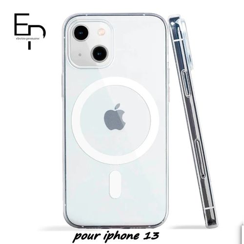 Generic Coque transparente avec MagSafe High Quality pour iPhone 13 à prix  pas cher