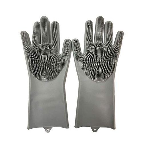 Gants d'épurateur en Silicone, gants de lavage de vaisselle magiques, gants  d'épurateur de brosse de nettoyage pour cuisine, salle de bain, voiture