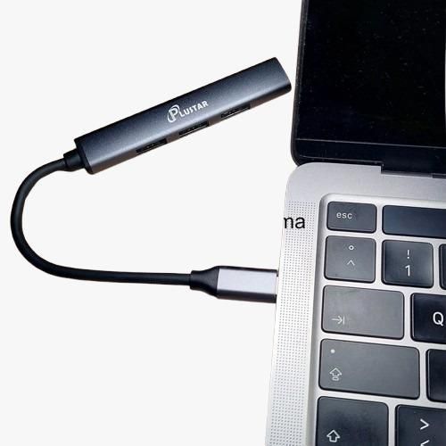 product_image_name-Plustar-HUB USB 2.0 A 4 Ports-1