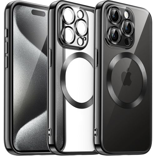 product_image_name-Case-Coque pour iPhone 13 Pro Max Magsafe Noir - iPhone iPhone 13 Pro Max Magnétique transparent Pochette Cover Protection-1