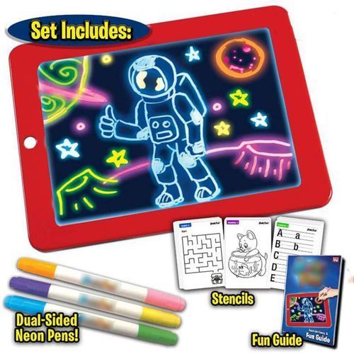 Generic Magic Pad : Tablette lumineuse de coloriage et dessin pour