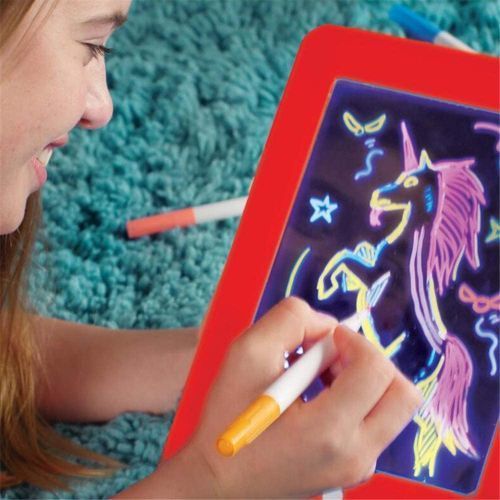 Generic Magic Pad : Tablette lumineuse de coloriage et dessin pour enfants  à prix pas cher