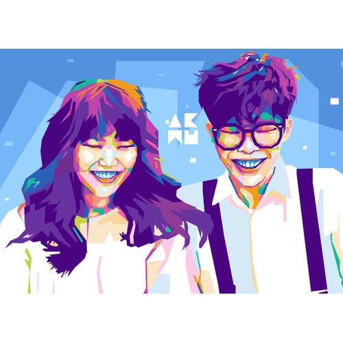 product_image_name-Generic-Akmu portrait pop art  Poster Chambre Haute Qualité-1