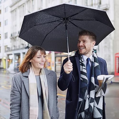 Generic Parapluie de voyage portable résistant au vent et à la