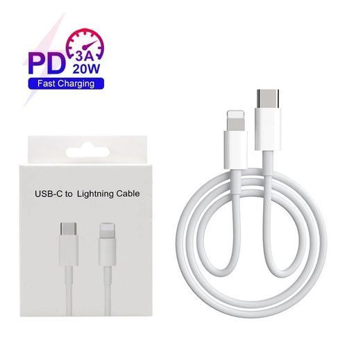 Generic Chargeur IPhone Original Apple Fast+Cable 1M Blanc Charger