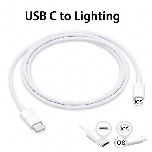 Generic Câble de chargeur USB C vers Lightning 1M Charge Rapide 6