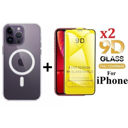 product_image_name-Generic-Coque magnétique charge sans fil pour iPhone 11 +2 Films de protection 9d-1
