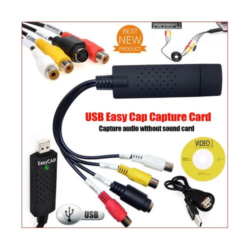 Easycap video and audio online capturing device directly from tv