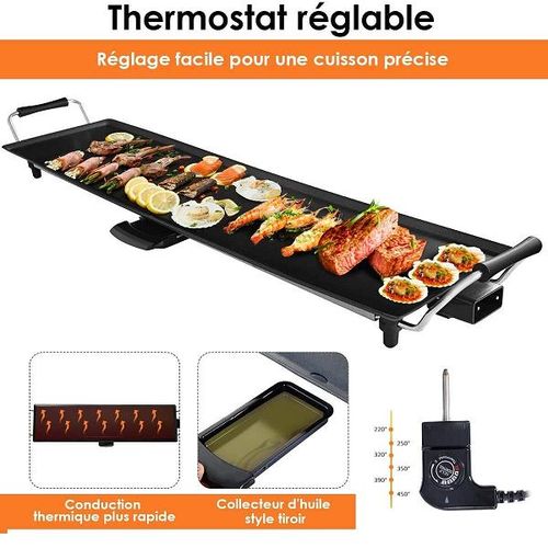 product_image_name-KITCHEN LAB-Barbecue électrique multifonction 2000W, plaque extra large 90 cm, grill sans fumée, température réglable, surface antiadhésive, usage intérieur et extérieur-5