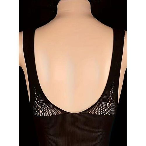 product_image_name-Generic-Bodystocking semi-transparent creux en maille, sans lingerie ni caleçon, vêtements sexy chemise de nuit-5