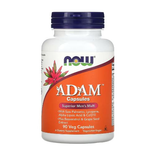 product_image_name-Now Foods-ADAM، مكمل غذائي متعدد الفيتامينات للرجال ، 90 كبسولة نباتية-1