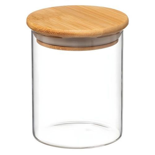 product_image_name-Generic-Lot de 6 bocaux à épices hermétiques en verre, boite à épices مجموعة من 6  علب توابل زجاجية محكمة الغلق + دعامة خشبية -6