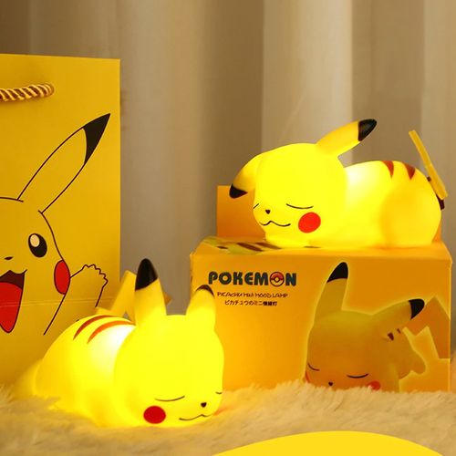 Pokemon Lampe de chevet Pokemon Pikachu, jouet lumineux pour enfants, cadeau  d'anniversaire et de noël à prix pas cher