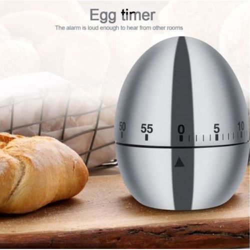 Generic Minuteur Inox Oeuf 60 Minuteur Cuisine Compteur Chronomètre  Mécanique à prix pas cher