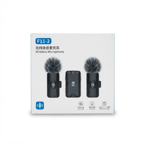 Generic Double Wireless Microphone F11-2 - image 2