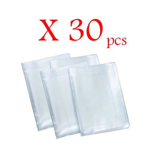 Generic Lot de 30 pochettes en plastique transparent, protection et étui pour  cartes à prix pas cher