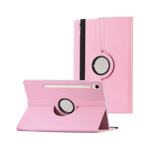 product_image_name-Generic-Coque Pour Samsung Galaxy Tab S9 SM-X710, SM-X716B rotatif à 360 degrés Rose-1