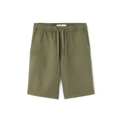 product_image_name-Celio-Bermuda 100% coton - KAKI-1