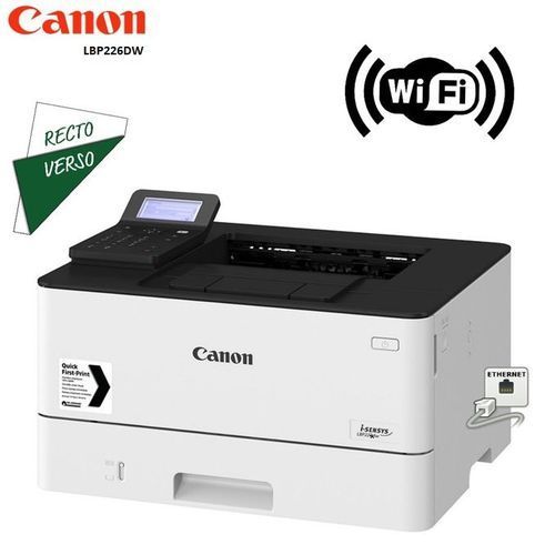 IMPRIMANTE A4 CANON LASER NOIR/BLANC / 33PPM / RECTO-VERSO / WiFi- LBP  223DW - trade solutions company