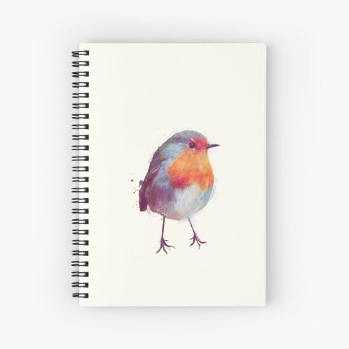 product_image_name-Generic-Winter Robin Spiral Notebook Bloc note-1