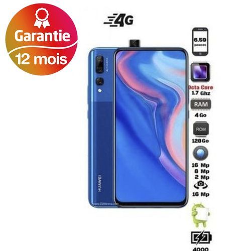 Huawei Huawei Y9 Prime 2019 - Écran UltraFullview 6,59’’ - 128 Go + 4Go - Batterie 4000mAh - Bleu Saphir