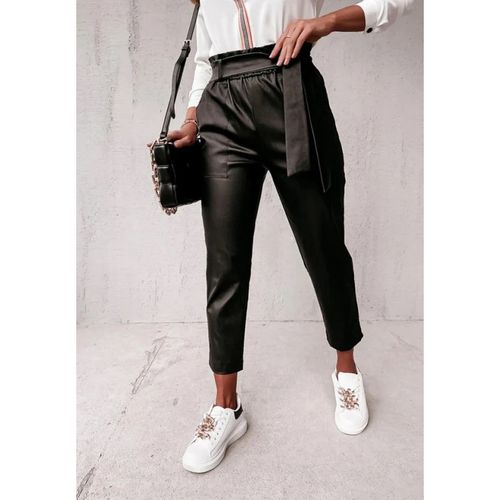 Maroc Cuir Pantalon Crayon Long En PU Pour Femme a prix pas cher Jumia Maroc