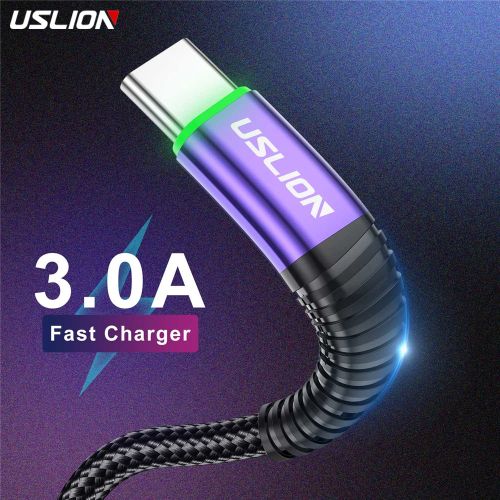 USLION-Câble magnétique de charge rapide, adaptateur de type C