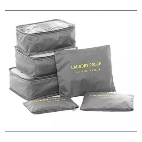 product_image_name-Generic-حقيبة تخزين السفر حقيبة تخزين الملابس ستة قطعة حقيبة منظم في زهري-6