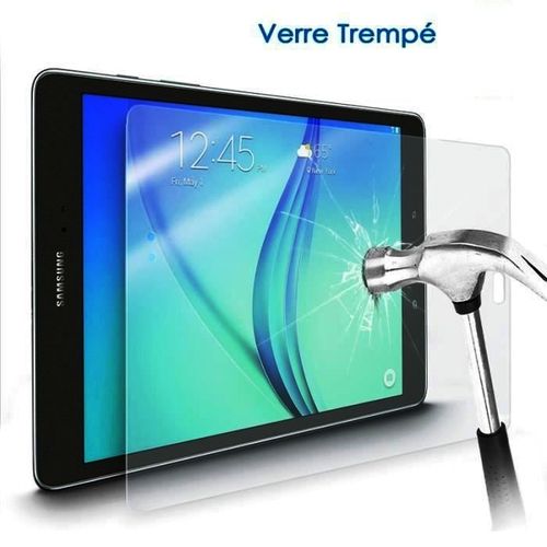 Glass verre incassable Glass protection integrale pour Samsung Tab 4 10.1  SM-T530 à prix pas cher