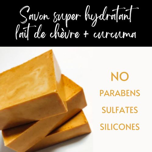 Savon Traitant  Curcuma et Lait de Chèvre – SBRSKIN