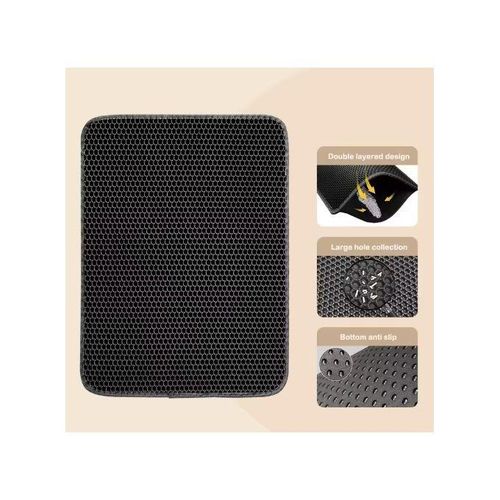 product_image_name-Generic-Tapis de bac à litière, tapis de toilette pour chat 45x30cm-3