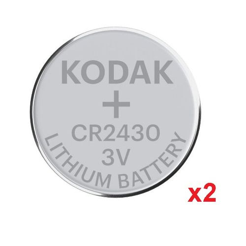 Kodak 2 Pile Bouton lithium 3v CR2430 max à prix pas cher