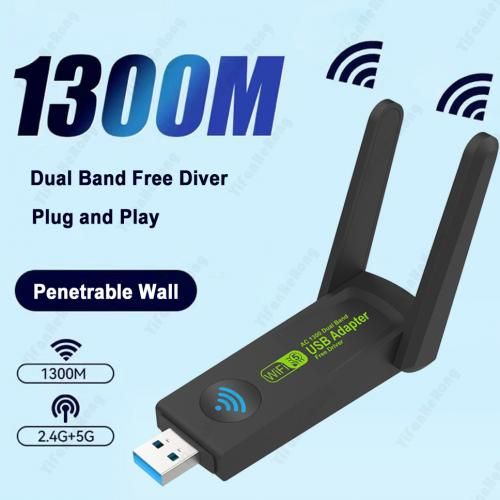 Clé WiFi USB 3g - 1300Mbps adaptateur wifi usb - USB 3.0 Dongle