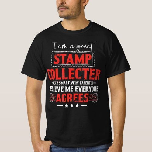 product_image_name-Generic-T-shirt Collection Of Philatelist stamps I am a Grea-1