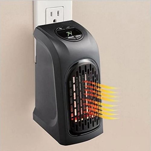 Generic chauffage electrique portable economique 400W avec thermostat et  temporisateur à prix pas cher