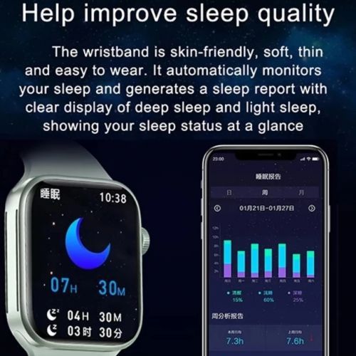 product_image_name-Generic-ساعة ذكية تعمل بالبلوتوث ومقاومة للماء ومعدل ضربات القلب ومتعقب للياقة البدنية للرجال والنساء-3