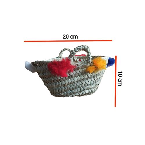product_image_name-Generic-Mini panier marocain bohème et chic en feuilles de palmiers - 10 pcs-4