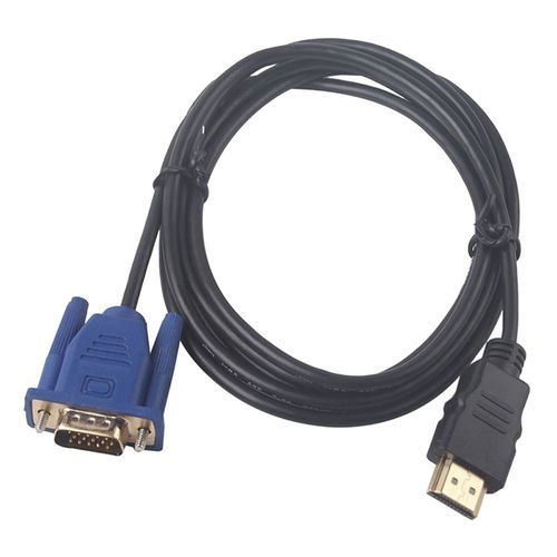 Universal Henoesty 1.8 M HDMI Cable HDMI To VGA 1080P HD With Audio Adapter Cable HDMI TO VGA Cable