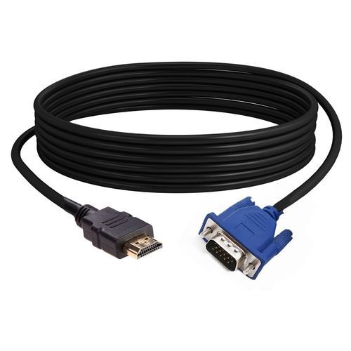 Universal Henoesty 1.8 M HDMI Cable HDMI To VGA 1080P HD With Audio Adapter Cable HDMI TO VGA Cable