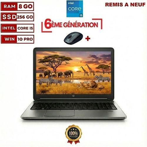 product_image_name-Hp-PC Portable Probook 650 Core i5 G2- 6ème Génération- 256Gb SSD- 8GB RAM -Ecran 15.6 -remis a neuf - AZERTY-1