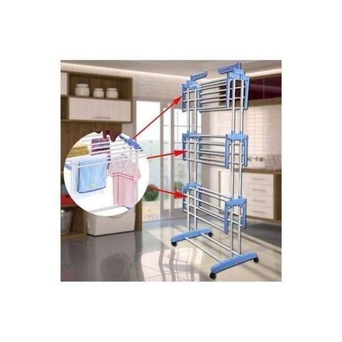 product_image_name-Generic-Sèche linge étendoir pliable ailes latérales sur 3 niveaux 50KG -2
