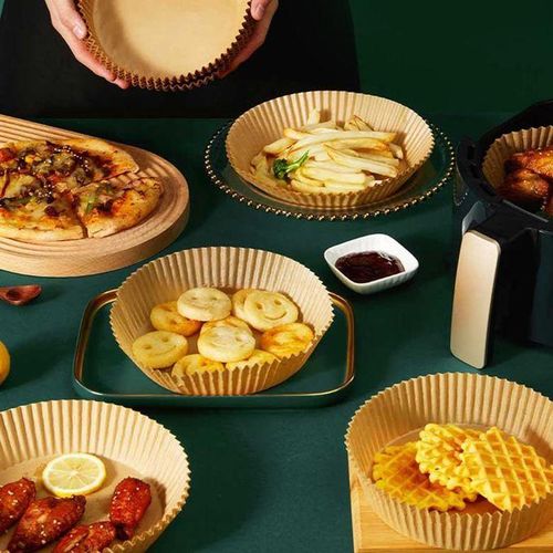 product_image_name-Generic-pack de 100 Papier cuisson pour Air Fryer Anti-adhésif qualité alimentaire-2